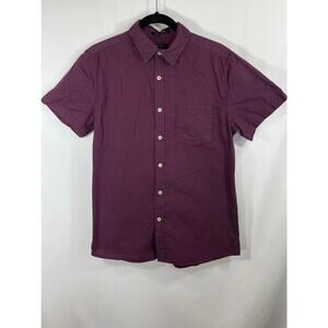 Cactus Polka Dot Short Sleeve Slim Fit Button Up Men’s Shirt